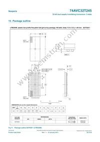 74AVC32T245EC Datasheet Page 20