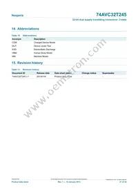 74AVC32T245EC Datasheet Page 21