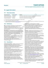 74AVC32T245EC Datasheet Page 22