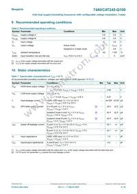 74AVC4T245BQ-Q100X Datasheet Page 6