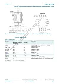 74AVC4T245D Datasheet Page 4