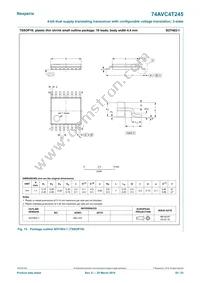 74AVC4T245D Datasheet Page 20