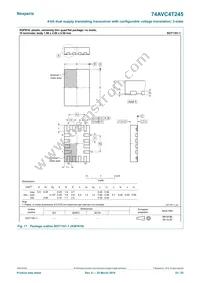 74AVC4T245D Datasheet Page 22