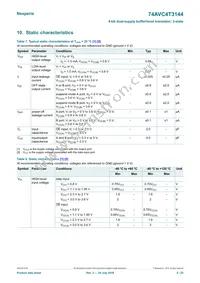 74AVC4T3144GU12X Datasheet Page 5