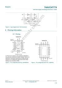 74AVC4T774GUX Datasheet Page 3