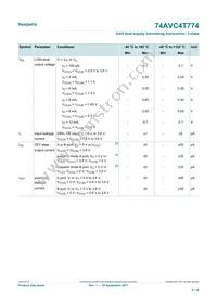 74AVC4T774GUX Datasheet Page 8