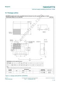 74AVC4T774GUX Datasheet Page 21