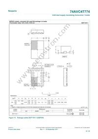 74AVC4T774GUX Datasheet Page 22