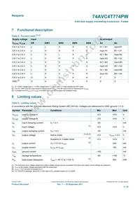74AVC4T774PWJ Datasheet Page 4