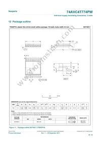 74AVC4T774PWJ Datasheet Page 20