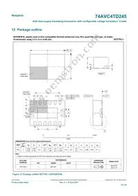 74AVC4TD245GU Datasheet Page 19