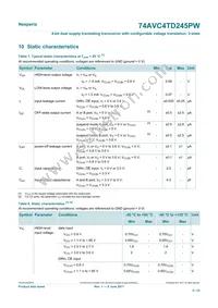 74AVC4TD245PW Datasheet Page 6