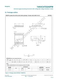 74AVC4TD245PW Datasheet Page 19