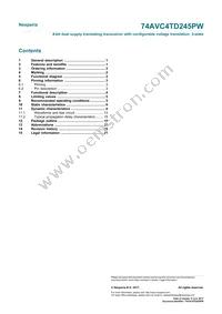 74AVC4TD245PW Datasheet Page 23