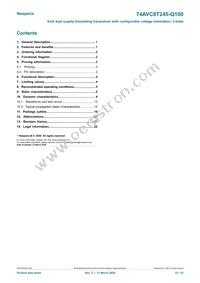 74AVC8T245PW-Q100J Datasheet Page 23