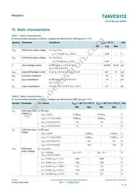 74AVC9112DCH Datasheet Page 5
