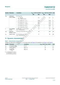 74AVC9112DCH Datasheet Page 6