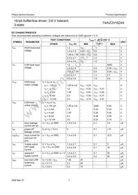 74AVCH16244DGG Datasheet Page 8