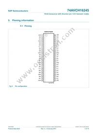 74AVCH16245DGG Datasheet Page 5