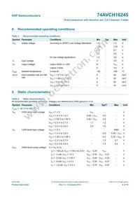 74AVCH16245DGG Datasheet Page 7