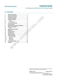 74AVCH16245DGG Datasheet Page 17