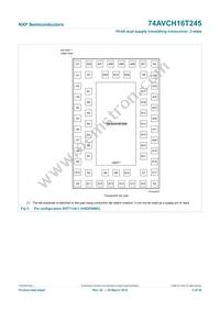 74AVCH16T245BQ Datasheet Page 5