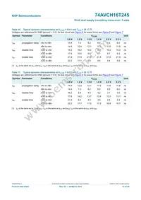 74AVCH16T245BQ Datasheet Page 13