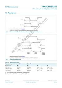 74AVCH16T245BQ Datasheet Page 16