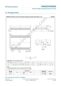 74AVCH16T245BQ Datasheet Page 22