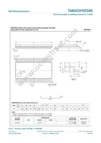 74AVCH16T245BQ Datasheet Page 23