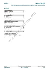 74AVCH16T245EV Datasheet Page 21