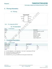 74AVCH1T45GM-Q100H Datasheet Page 3