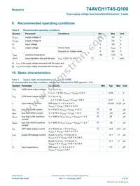 74AVCH1T45GM-Q100H Datasheet Page 5