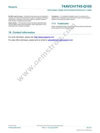 74AVCH1T45GM-Q100H Datasheet Page 20