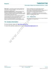 74AVCH1T45GN Datasheet Page 23