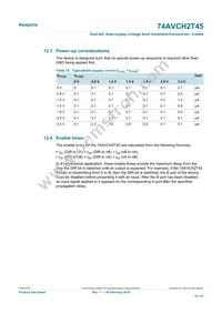 74AVCH2T45GD Datasheet Page 18