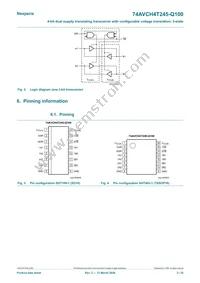 74AVCH4T245D-Q100J Datasheet Page 3