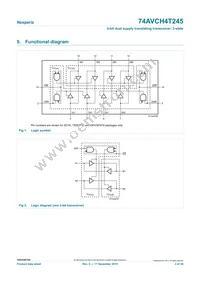 74AVCH4T245PW Datasheet Page 3