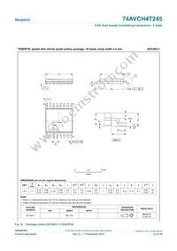 74AVCH4T245PW Datasheet Page 23