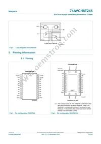 74AVCH8T245PW Datasheet Page 3