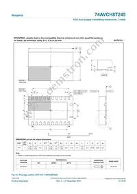 74AVCH8T245PW Datasheet Page 21