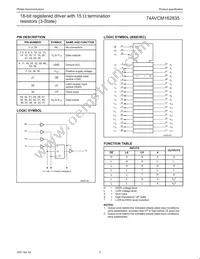 74AVCM162835DGG:11 Datasheet Page 3