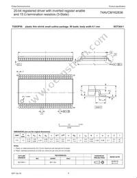 74AVCM162836DGG:11 Datasheet Page 9