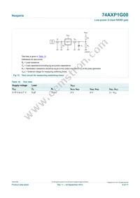 74AXP1G00GNH Datasheet Page 9