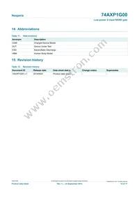 74AXP1G00GNH Datasheet Page 14