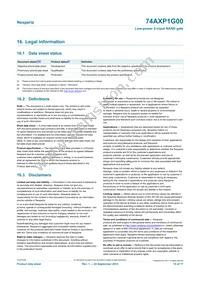 74AXP1G00GNH Datasheet Page 15