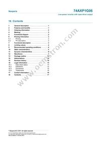 74AXP1G06GNH Datasheet Page 17