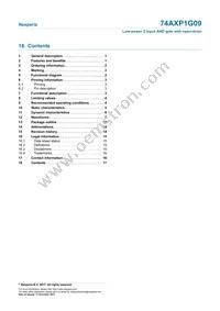 74AXP1G09GNH Datasheet Page 17