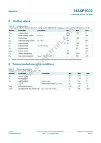 74AXP1G32GNH Datasheet Page 4