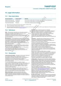 74AXP1G57GNH Datasheet Page 16